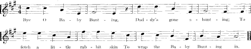 musical notation with lyrics below