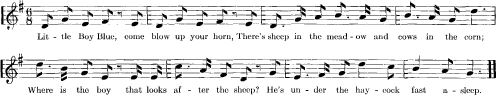 musical notation with lyrics below