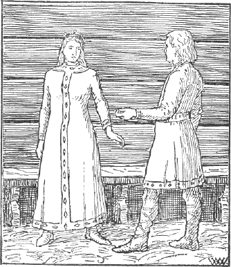 Hakon wooing Ragnhild