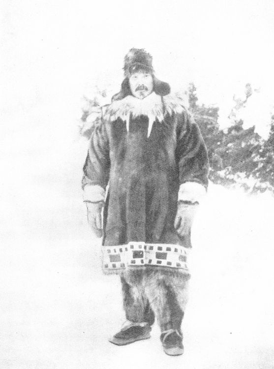 SUPT. CONSTANTINE IN WINTER UNIFORM ON THE YUKON.