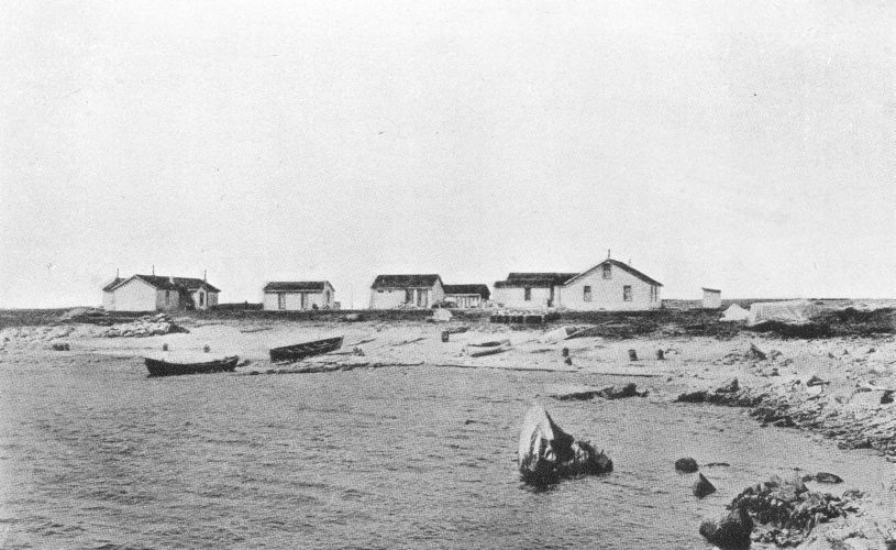 R.N.W.M.P. BARRACKS, CHURCHILL, HUDSON BAY.