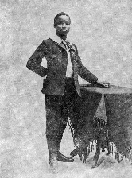 CHARLIE JOHNSON. The Missionary Baptist "Boy Preacher," of Louisiana, who is creating such a sensation in the South. Age, 13 years.