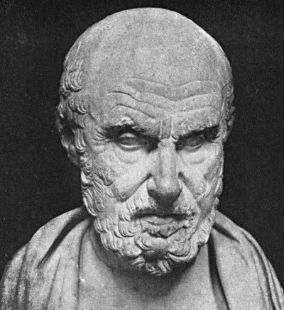 Fig. 1. HIPPOCRATES British Museum, second or third century B. C.