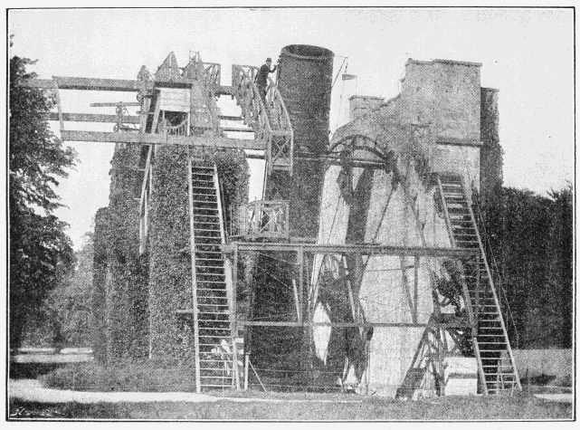 LORD ROSSE'S TELESCOPE. From a photograph by W. Lawrence, Upper Sackville Street, Dublin.