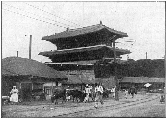 De Zuidpoort van Seoul.