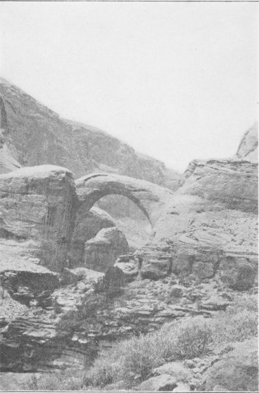 The great Rainbow natural bridge of southern Utah