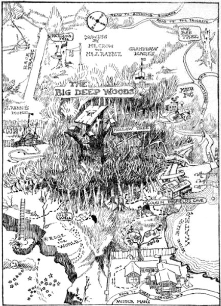 A NEW MAP OF THE HOLLOW TREE AND DEEP WOODS COUNTRY