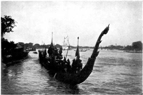 A royal barge at Bangkok