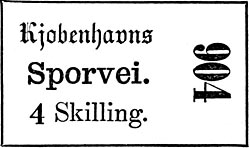 Kjobenhavns Sporvei 4 Skilling 904