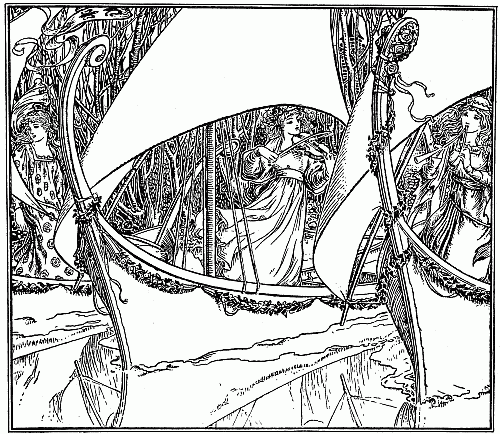 ILLUSTRATION FROM "NURSERY RHYMES" BY PAUL WOODROFFE (GEORGE ALLEN. 1897)