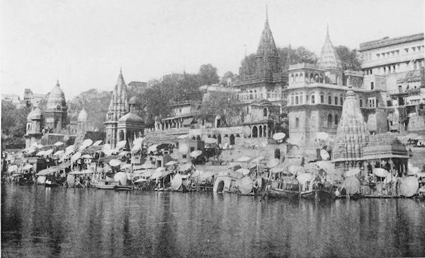 SCENE ON THE GANGES, BENARES