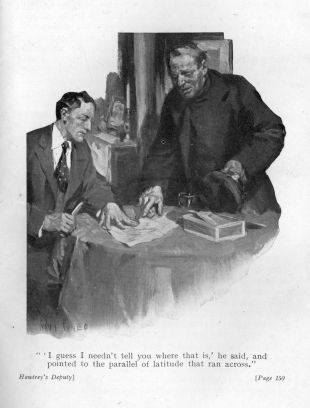 "'I guess I needn't tell you where that is,' he said, and pointed to the parallel of latitude that ran across."