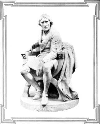 HENRY IRVING AS HAMLET  FROM THE STATUE BY E. ONSLOW FORD, R. A., IN THE GUILDHALL OF THE CITY OF LONDON