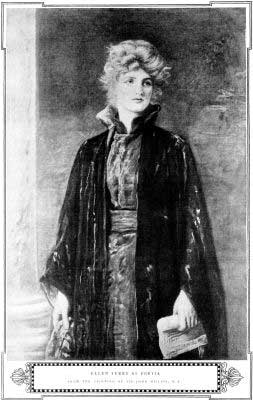 ELLEN TERRY AS PORTIA  FROM THE PAINTING BY SIR JOHN MILLAIS, R. A.