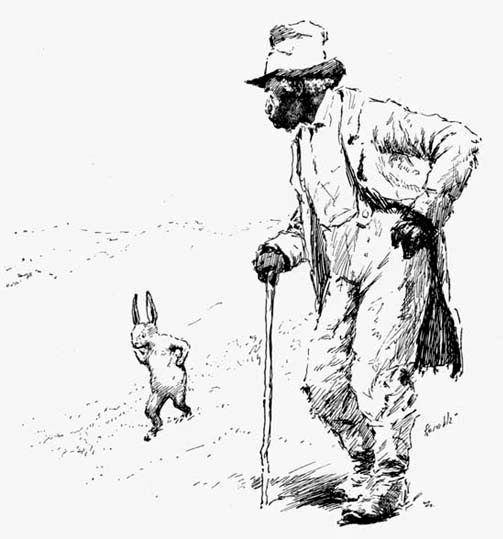 "'KEEP STEP, RABBIT, MAN!'"