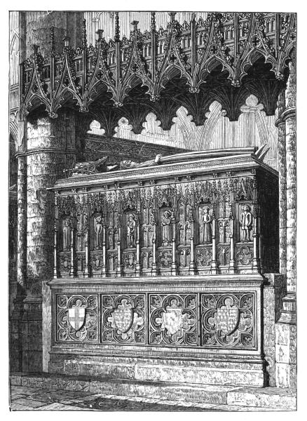 TOMB OF EDWARD III. IN WESTMINSTER ABBEY.