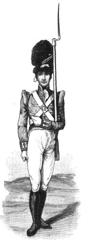 GRENADIER IN THE TIME OF THE PENINSULAR WAR.