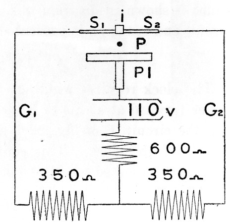 Fig. 21.—Diagram of wiring of circuits actuating plunger and creeper.