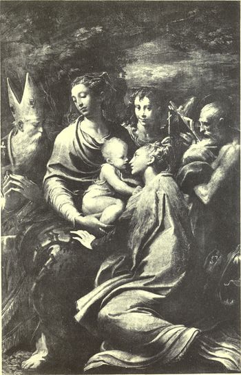 Madonna and Child with Saints.