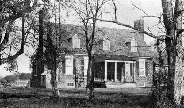 The Glebe House, Charles City County, Virginia  Courtesy Valentine Museum, Richmond