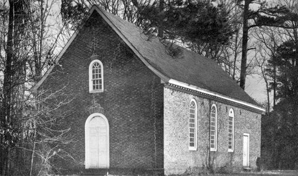 Merchant's Hope Church, Prince George County, Virginia  Photo by Flournoy, Virginia State Chamber of Commerce