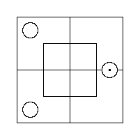 Diagram representing all m prime are y prime