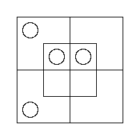 Diagram representing x m and y m prime do not exist