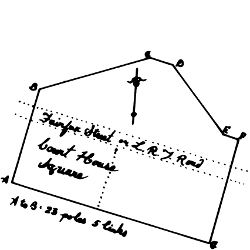 Ten acres of land surrounding the courthouse intended for the prison bounds. Fairfax County Deed Book V-2, p. 208, 1824.