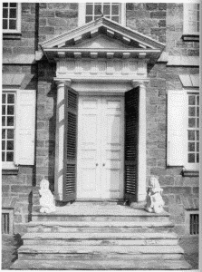 Plate I.—Doorway, Cliveden, Germantown.