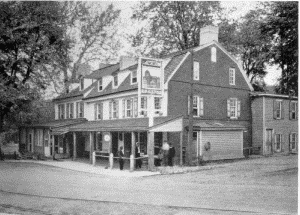 Plate II.  —Old Mermaid Inn, Mount Airy; Old Red Lion Inn.