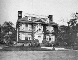 Plate XIV.—Mount Pleasant, Northern Liberties, Fairmount Park. Erected in 1761 by Captain James Macpherson; The Main House, Mount Pleasant.