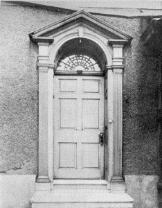 Plate XXIV.—Doorway, 5011 Germantown Avenue; Doorway, Morris House, 225 South Eighth Street.