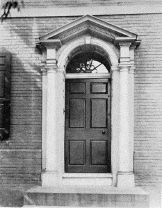 Plate XXVI.—Doorway, 5200 Germantown Avenue; Doorway, 4927 Frankford Avenue.