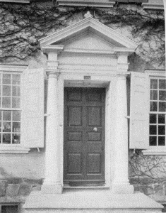 Plate XXXII.—Doorway, Solitude, Fairmount Park; Doorway Perot-Morris House, 5442 Germantown Avenue.