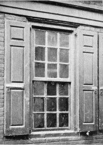 Plate XLVI.—Window, Stenton; Window and Shutters, 128 Race Street.