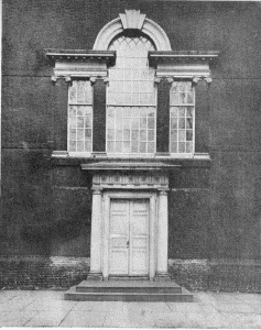 Plate LII.—Chancel Window, Christ Church; Palladian Window and Doorway, Independence Hall.