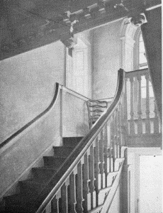 Plate LV.—Hall and Staircase, Whitby Hall; Detail of Staircase, Whitby Hall.