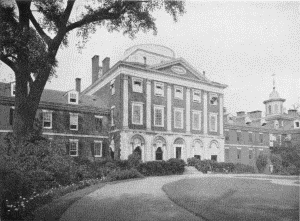 Plate LXXXVII.—Main Building, Pennsylvania Hospital. Erected in 1755.