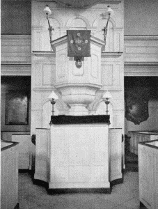 Plate XCII.—St. Peter's Church, South Third and Pine Streets. Erected in 1761; Lectern, St. Peter's Church.