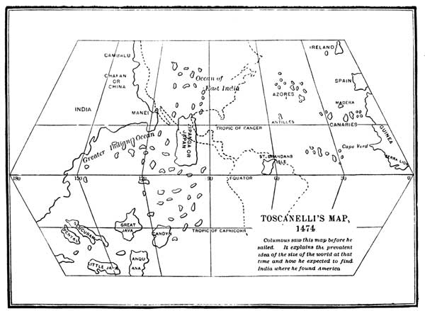 TOSCANELLI'S MAP