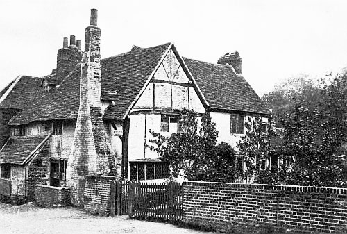 John Milton lived there after he fled from London.—Page 105.