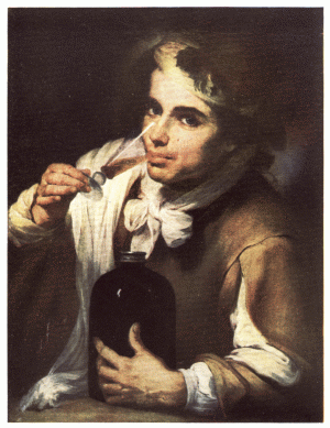 PLATE XX.—MURILLO  A BOY DRINKING  National Gallery, London