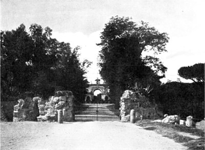 ENTRANCE TO VILLA PAMPHILIA-DORIA, ROME