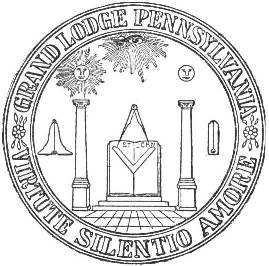 GRAND LODGE PENNSYLVANIA VIRTUTE SILENTIO AMORE