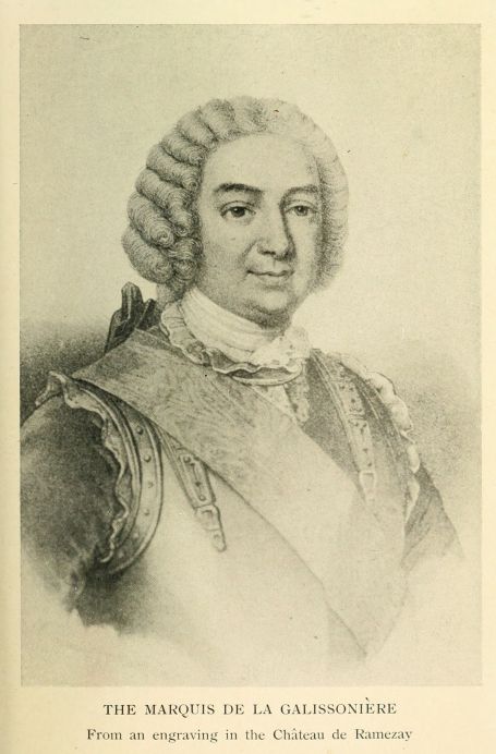 The Marquis de la Galissonière.  From an engraving in the Château de Ramezay.