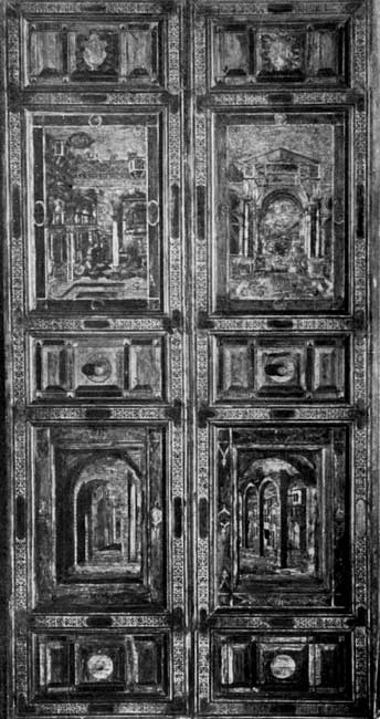 Plate 20.—Two-leaved door in the Pinacoteca, Lucca.  