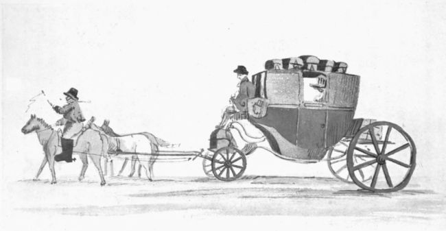 The Great Green Coach. To face p. 306.