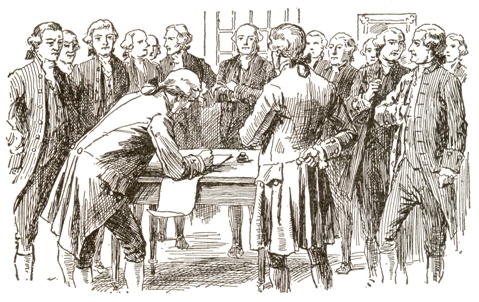 Signing the Constitution