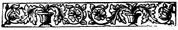 flowers and urns woodcut