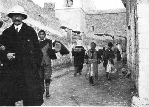 IN THE NARROW STREETS OF BETHLEHEM.